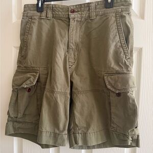 Ralph Lauren Green Cargo Shorts for Men
